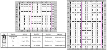 checker stitch chart