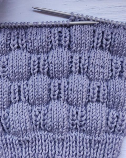 Checker Stitch Knitting Pattern
