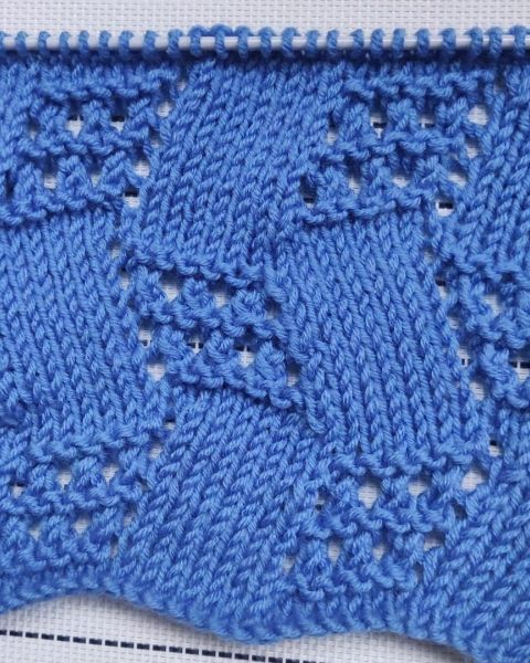 Checker Stitch Knitting Pattern