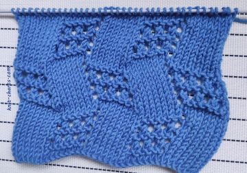 Checker Stitch Knitting Pattern