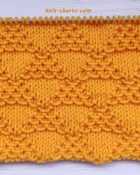 Checker Stitch Knitting Pattern