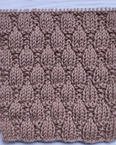 Checker Stitch Knitting Pattern