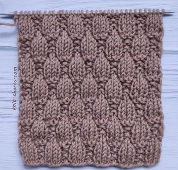 Checker Stitch Knitting Pattern