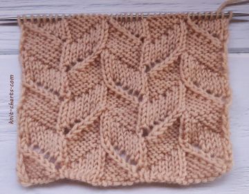 Checker Stitch Knitting Pattern
