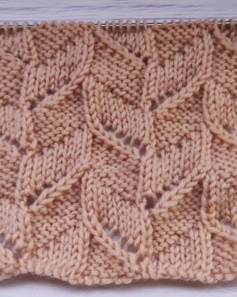 Checker Stitch Knitting Pattern