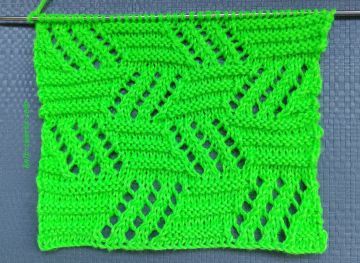 Checker Stitch Knitting Pattern