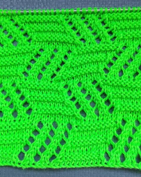Checker Stitch Knitting Pattern