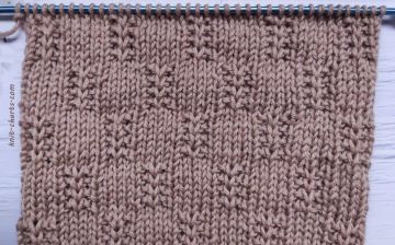 Checker Stitch Knitting Pattern