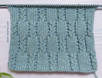 Checker Stitch Knitting Pattern