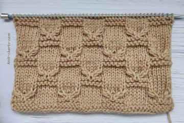 Checker Stitch Knitting Pattern