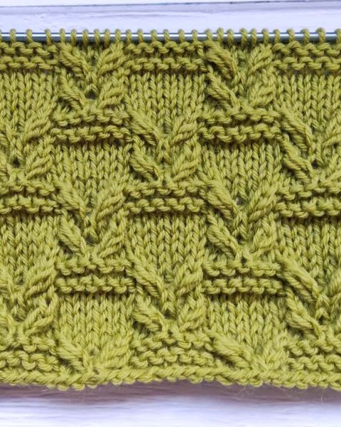 Checker Stitch Knitting Pattern