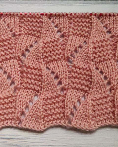 Checker Stitch Knitting Pattern