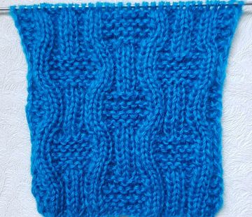 Checker Stitch Knitting Pattern