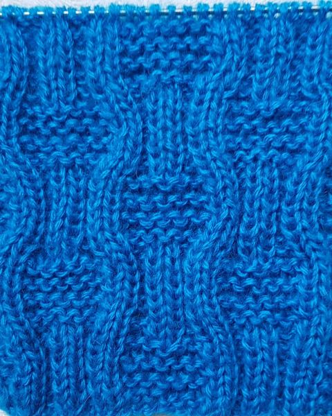 Checker Stitch Knitting Pattern