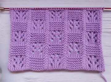 Checker Stitch Knitting Pattern