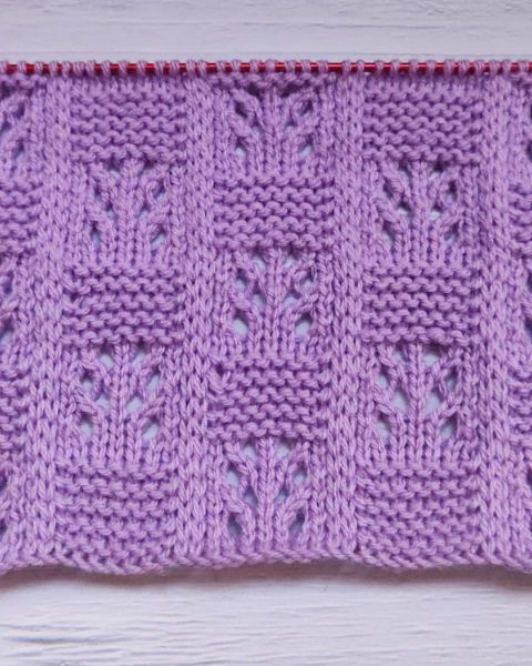 Checker Stitch Knitting Pattern
