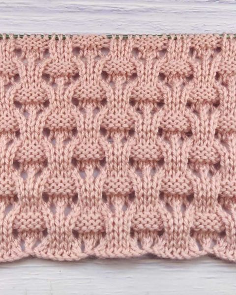 Checker Stitch Knitting Pattern