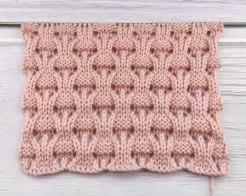 Checker Stitch Knitting Pattern