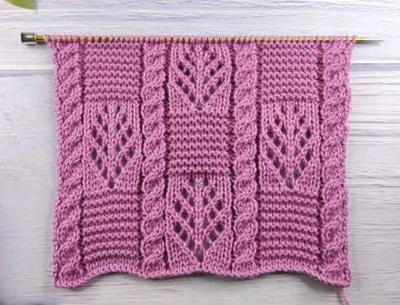 Checker Stitch Knitting Pattern