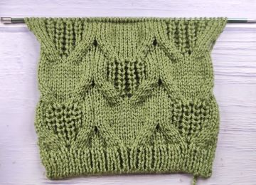 Checker Stitch Knitting Pattern