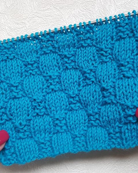 Checker Stitch Knitting Pattern