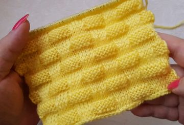 Checker Stitch Knitting Pattern