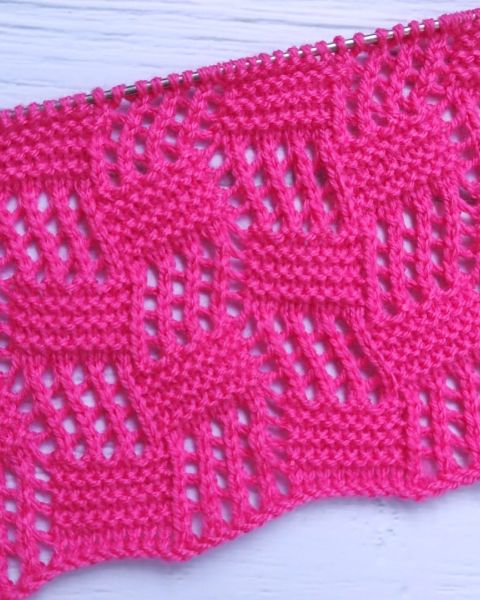 Checker Stitch Knitting Pattern