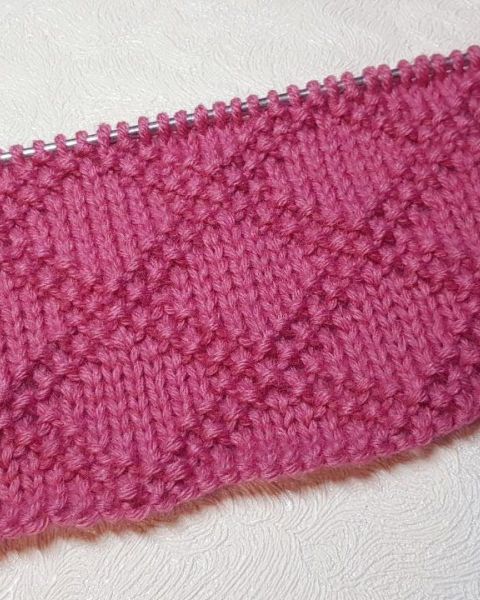 Diamond Stitch Knitting Pattern