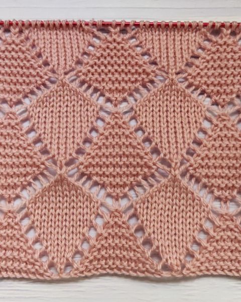 Diamond Stitch Knitting Pattern