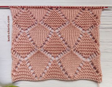 Diamond Stitch Knitting Pattern
