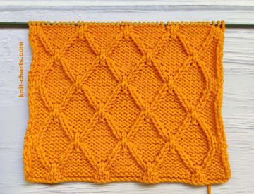 Diamond Stitch Knitting Pattern