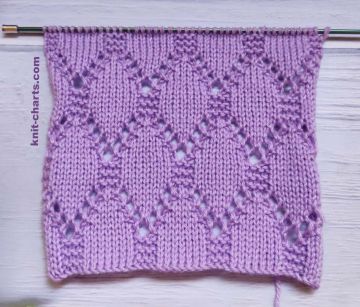Diamond Stitch Knitting Pattern