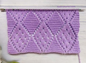 Diamond Stitch Knitting Pattern