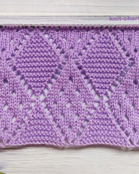 Diamond Stitch Knitting Pattern