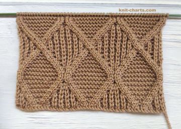 Diamond Stitch Knitting Pattern