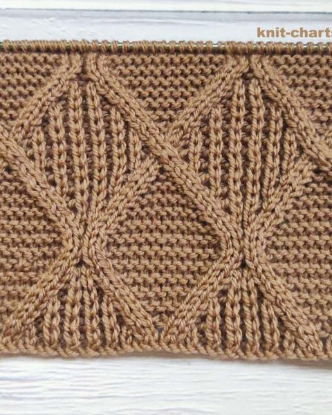 Diamond Stitch Knitting Pattern