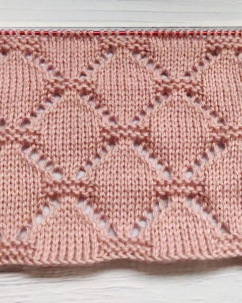 Diamond Stitch Knitting Pattern