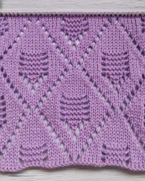 Diamond Stitch Knitting Pattern