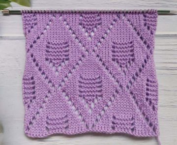 Diamond Stitch Knitting Pattern