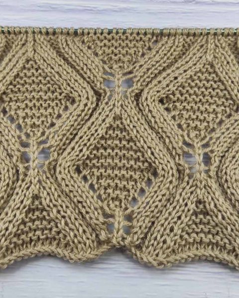 Diamond Stitch Knitting Pattern