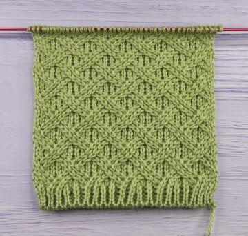 Diamond Stitch Knitting Pattern