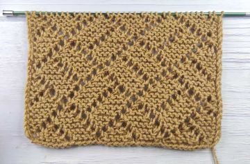 Diamond Stitch Knitting Pattern