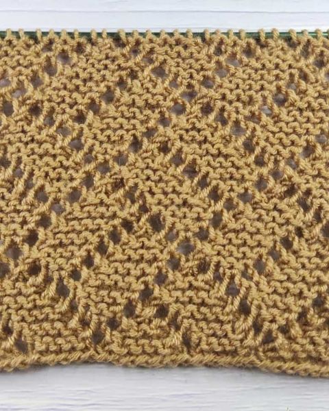 Diamond Stitch Knitting Pattern