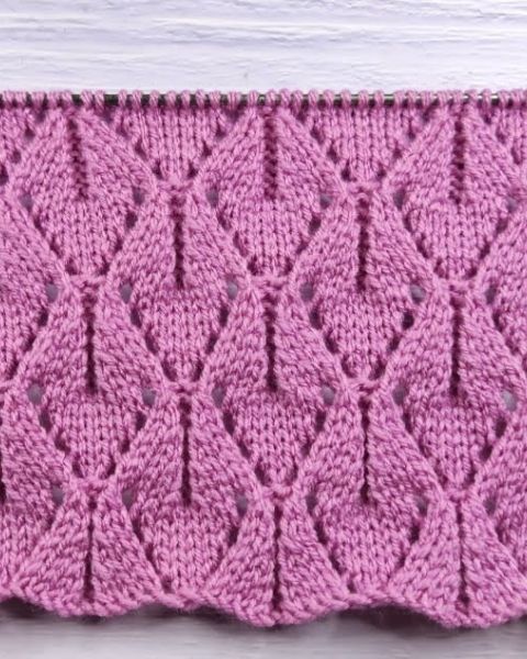 Diamond Stitch Knitting Pattern