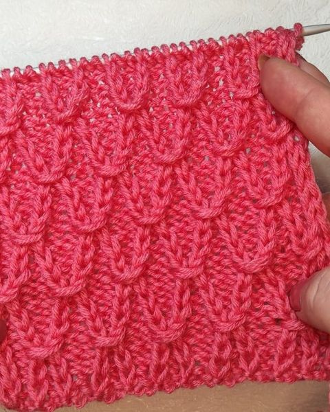 Diamond Stitch Knitting Pattern