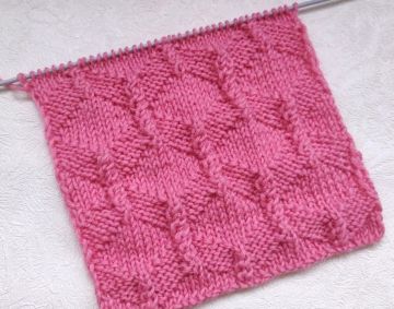 Diamond Stitch Knitting Pattern