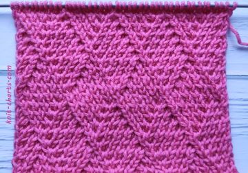 Diamond Stitch Knitting Pattern