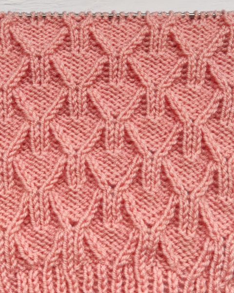 Diamond Stitch Knitting Pattern