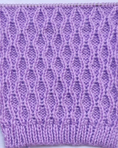 Diamond Stitch Knitting Pattern