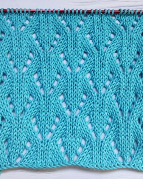 Diamond Stitch Knitting Pattern